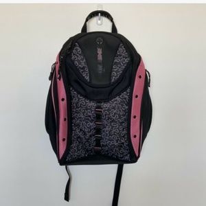 Stylish Black and Pink Laptop Bag